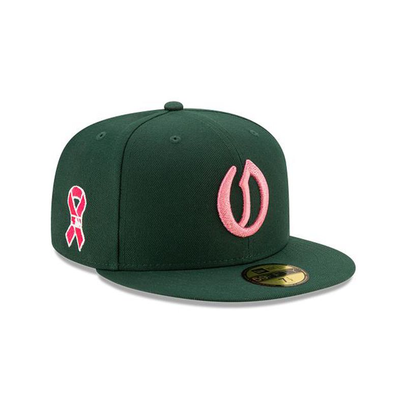 MLB Oakland Athletics Mother's Day 59Fifty Fitted (LMM4461) - Green New Era Caps